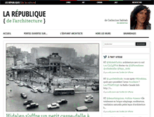 Tablet Screenshot of larepubliquedelarchitecture.com